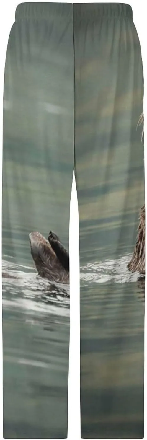 Men Pajama Pants Trouser Lounge Pants Sleepwear with Pockets (S-5XL)