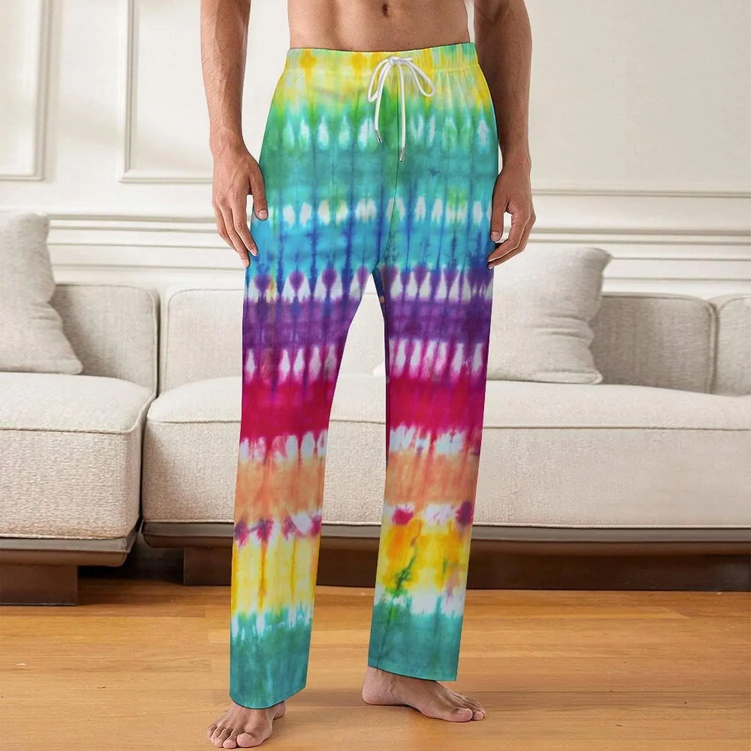 Men Pajama Pants Trouser Lounge Pants Sleepwear with Pockets (S-5XL)