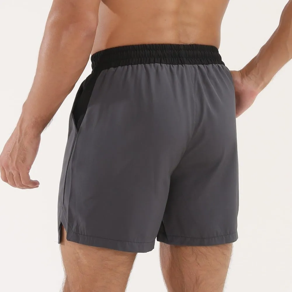 Men Stretch Quick Dry Gym Workout Shorts Mesh Lightweight Athletic Shorts Training Running Sports Jogger with Pockets
