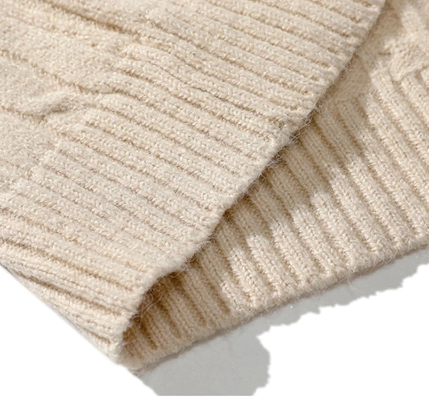 Mens Button Down Sweater Cardigan Knitted Outfits Cable Knit Solid Soft Touch Knitwear Tops Loose Fit