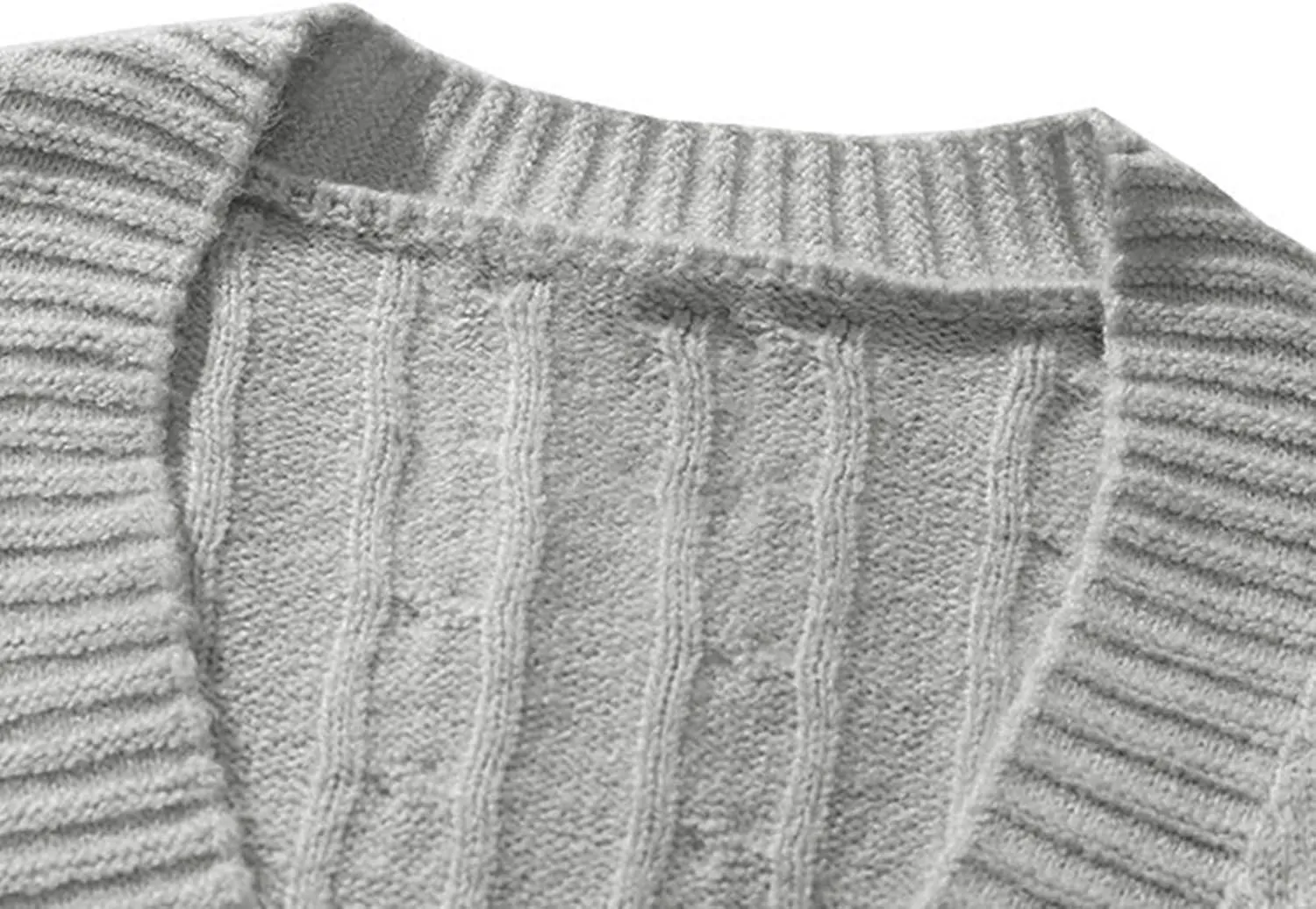 Mens Button Down Sweater Cardigan Knitted Outfits Cable Knit Solid Soft Touch Knitwear Tops Loose Fit