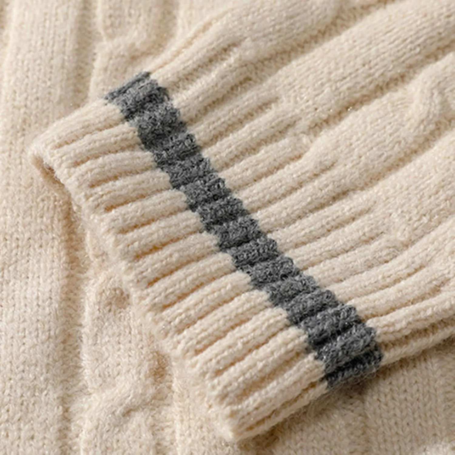 Mens Button Down Sweater Cardigan Knitted Outfits Cable Knit Solid Soft Touch Knitwear Tops Loose Fit