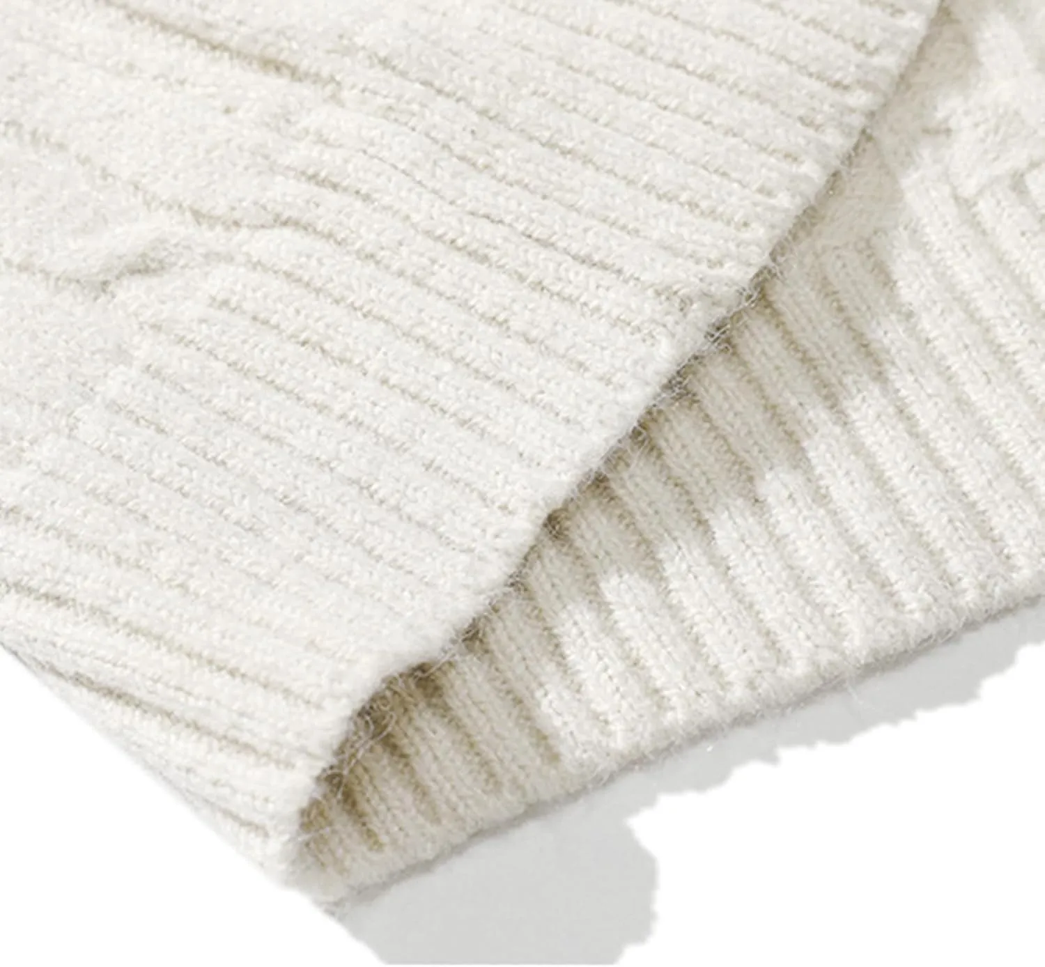 Mens Button Down Sweater Cardigan Knitted Outfits Cable Knit Solid Soft Touch Knitwear Tops Loose Fit