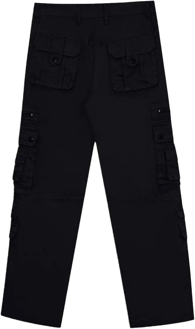 Men's Casual Cargo Pants - Loose Fit Multi-Pocket Summer Practical Outdoor Trousers.