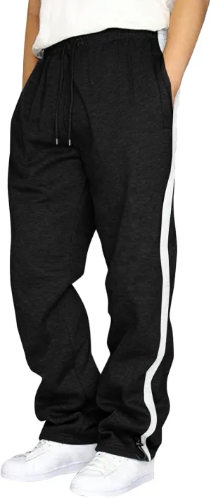 Men's Casual Cargo Sweatpants, Drawstring Waist Joggers Tactical Loose Fit Pants for Men, Athletic Sweatpants for Men