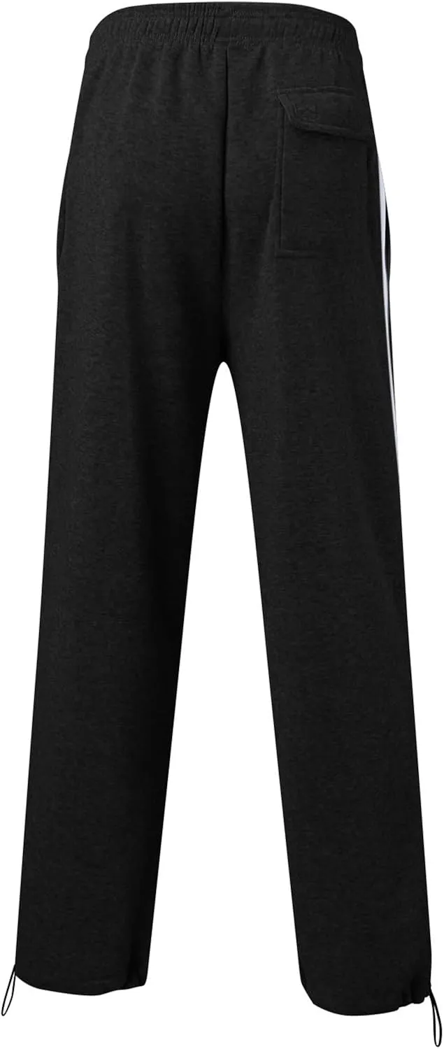 Men's Casual Cargo Sweatpants, Drawstring Waist Joggers Tactical Loose Fit Pants for Men, Athletic Sweatpants for Men