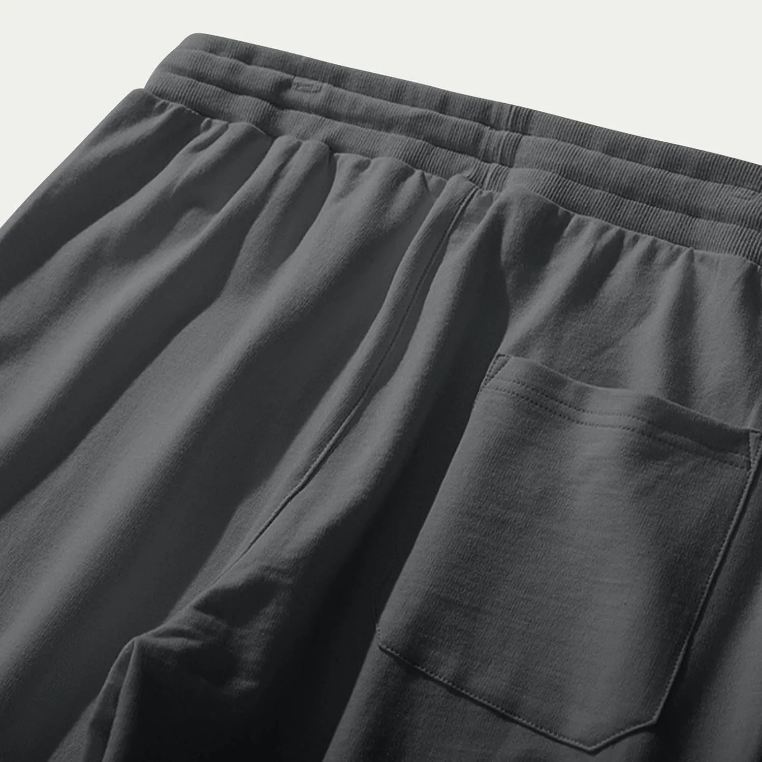 Mens Casual Sweatpants Drawstring Lightweight Joggers Lounge Pants Elastic Waistband Loose Fit Summer Pants