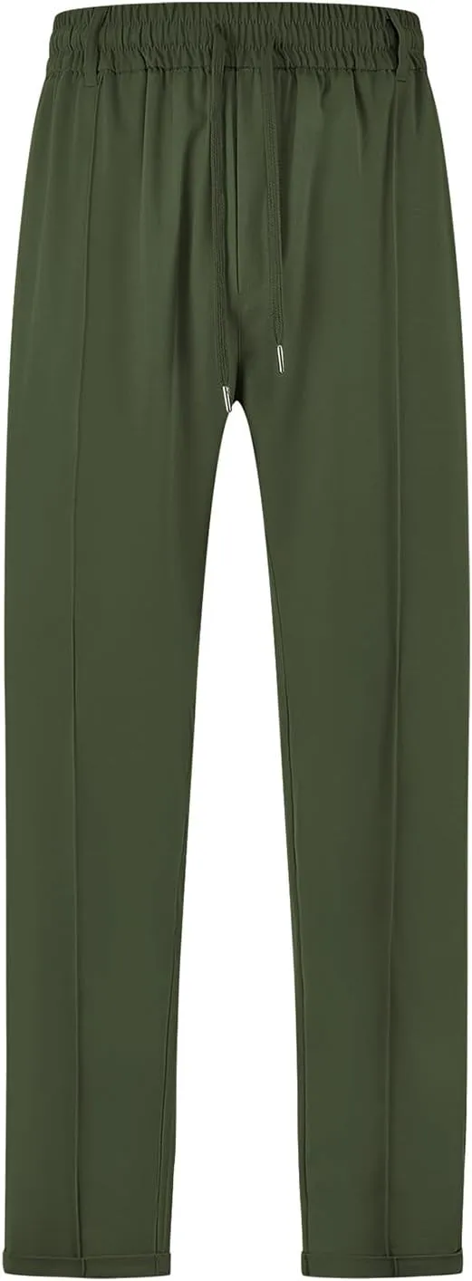 Mens Casual Sweatpants Loose Fit Straight Athletic Lounge Pants Lightweight Baggy Workout Drawstring Track Pants