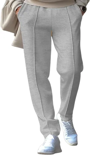 Mens Casual Wide Leg Pants Lightweight Elastic Waist Loose Straight Baggy Sweatpants Fashion Outdoor Trousers