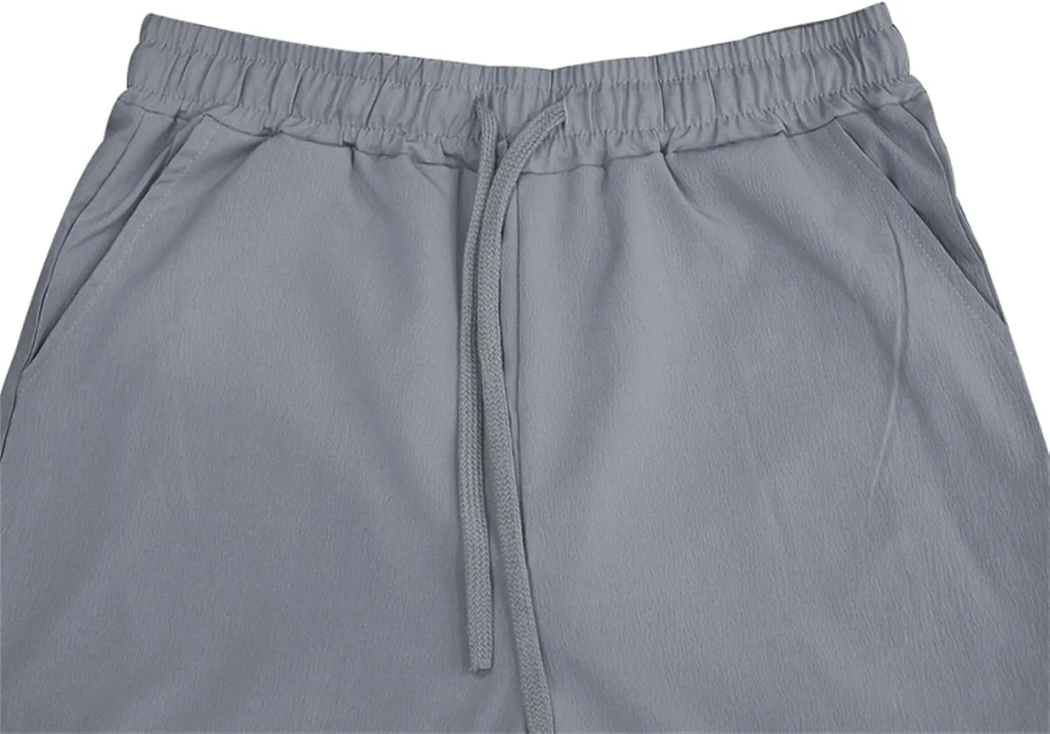 Mens Drawstring Elastic Waist Pants Linen Lightweight Casual Sweatpants Yoga Trousers Loose Fashion Beach Pajamas