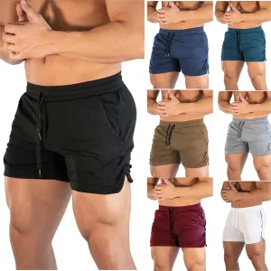 Mens Gym Workout Shorts Athletic Running Training Quick Dry Short Pants Pockets Casual Lightweight Mesh Activewear