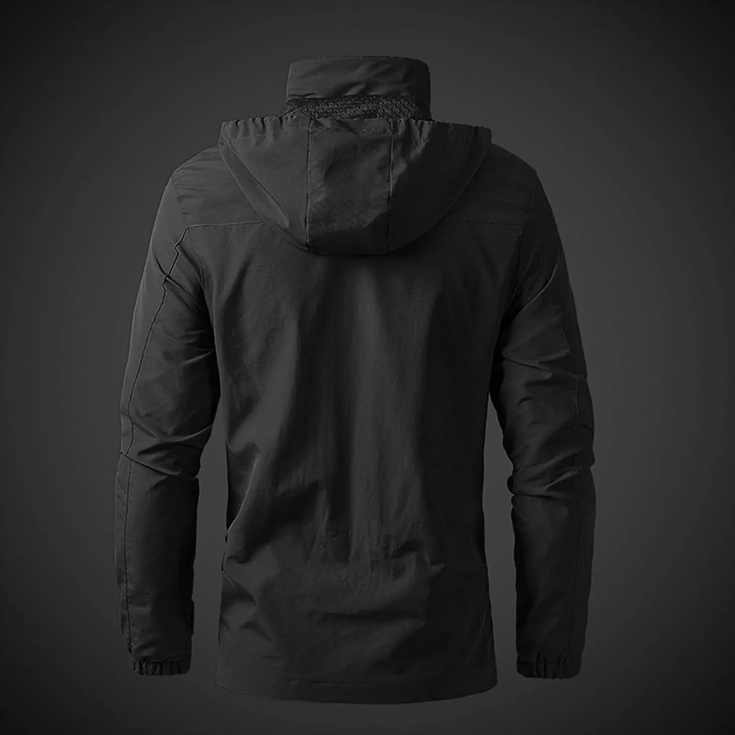 Men's Jacket Waterproof Hooded Jacket Outdoor Cycling Windproof Breathable Jacket
