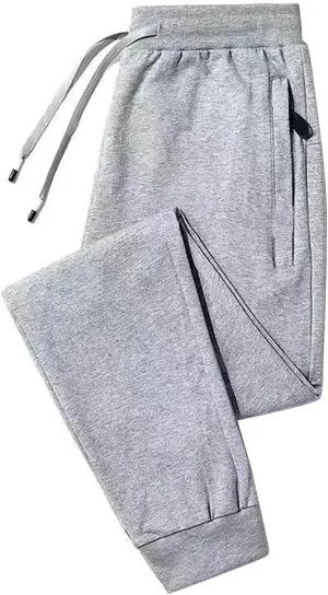 Men's Lightweight Jogger Pants Winter Plush Pants Men's Warm Small Foot Guard Pants Spring and Sweatpants Trousers