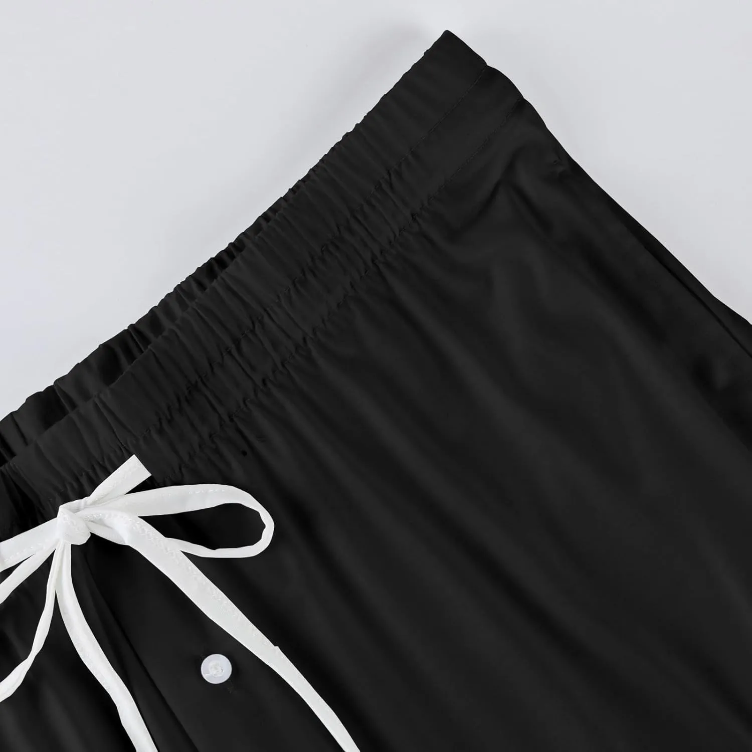 Mens Pajama Pants Soft Lightweight Drawstring Straight Leg Sleep Cotton Lounge Pants Loose Sleepwear with Pockets
