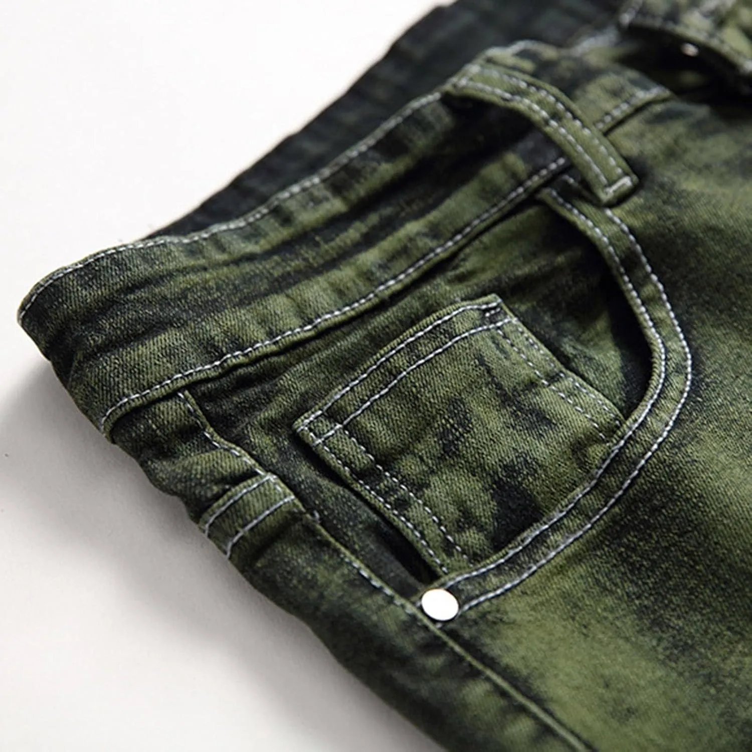 Men's Premium Comfort Classic Fit Jeans Straight Leg Stretch Fashion Pants Wide Leg Trousers Pants Men Relaxed Fit
