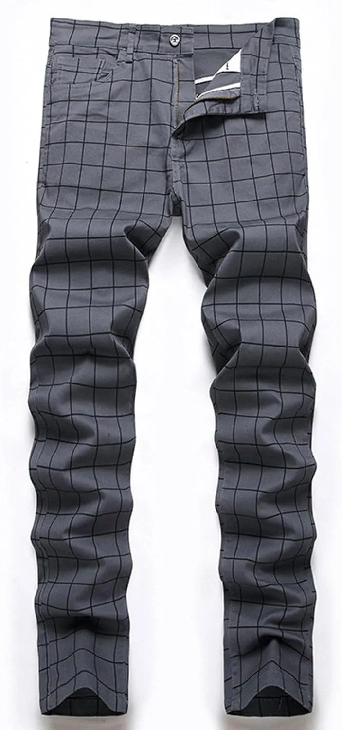 Men's Premium Comfort Classic Fit Jeans Straight Leg Stretch Fashion Pants Wide Leg Trousers Pants Men Relaxed Fit