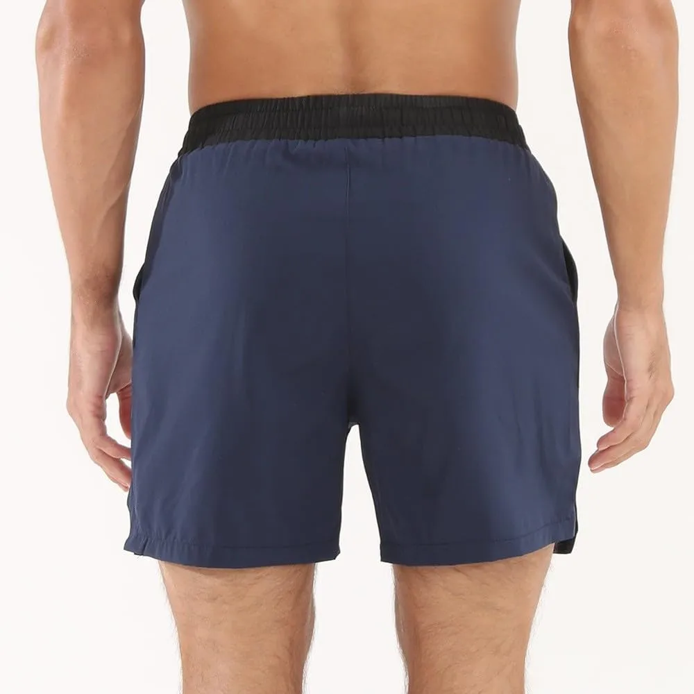 Mens Quick Dry Workout Shorts Lightweight Mesh Gym Athletic Shorts Elastic Training Running Sport Jogger with Pocket
