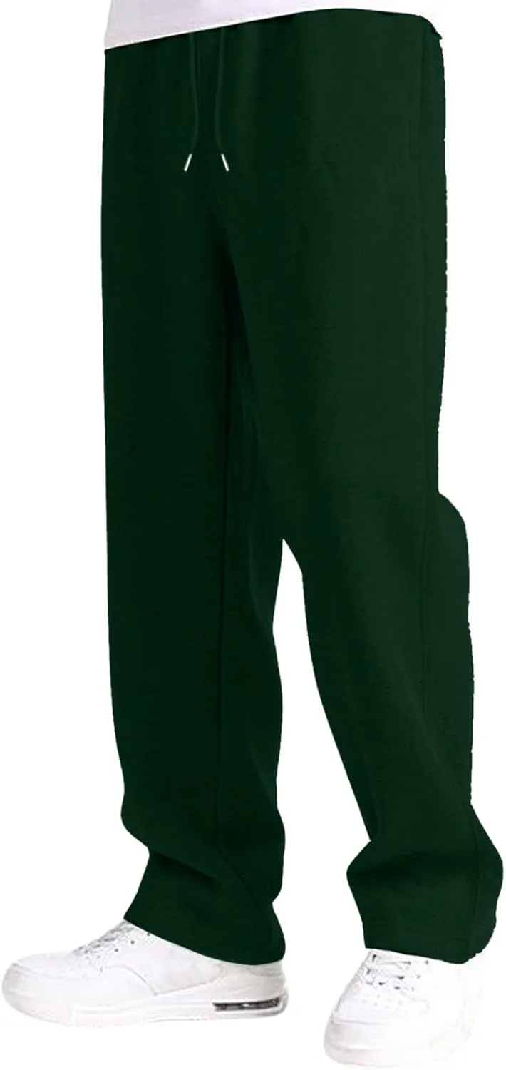 Mens Sweatpants Joggers, Joggers for Men, Men's Fleece Athletic Sweatpants for Men Loose Fit Active Sweatpants with Pockets