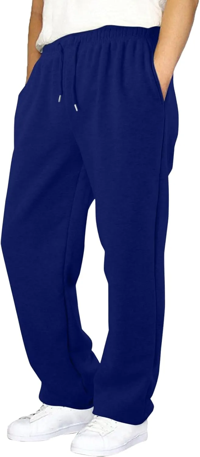 Mens Sweatpants Joggers, Joggers for Men, Men's Fleece Athletic Sweatpants for Men Loose Fit Active Sweatpants with Pockets