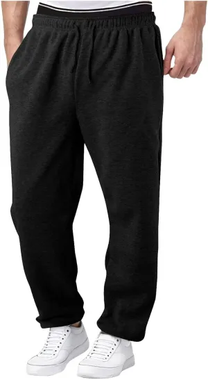 Mens Sweatpants Joggers Men's Athletic Running Pants Active Lightweight Workout Gym Loose Fit Sweatpants with Pockets