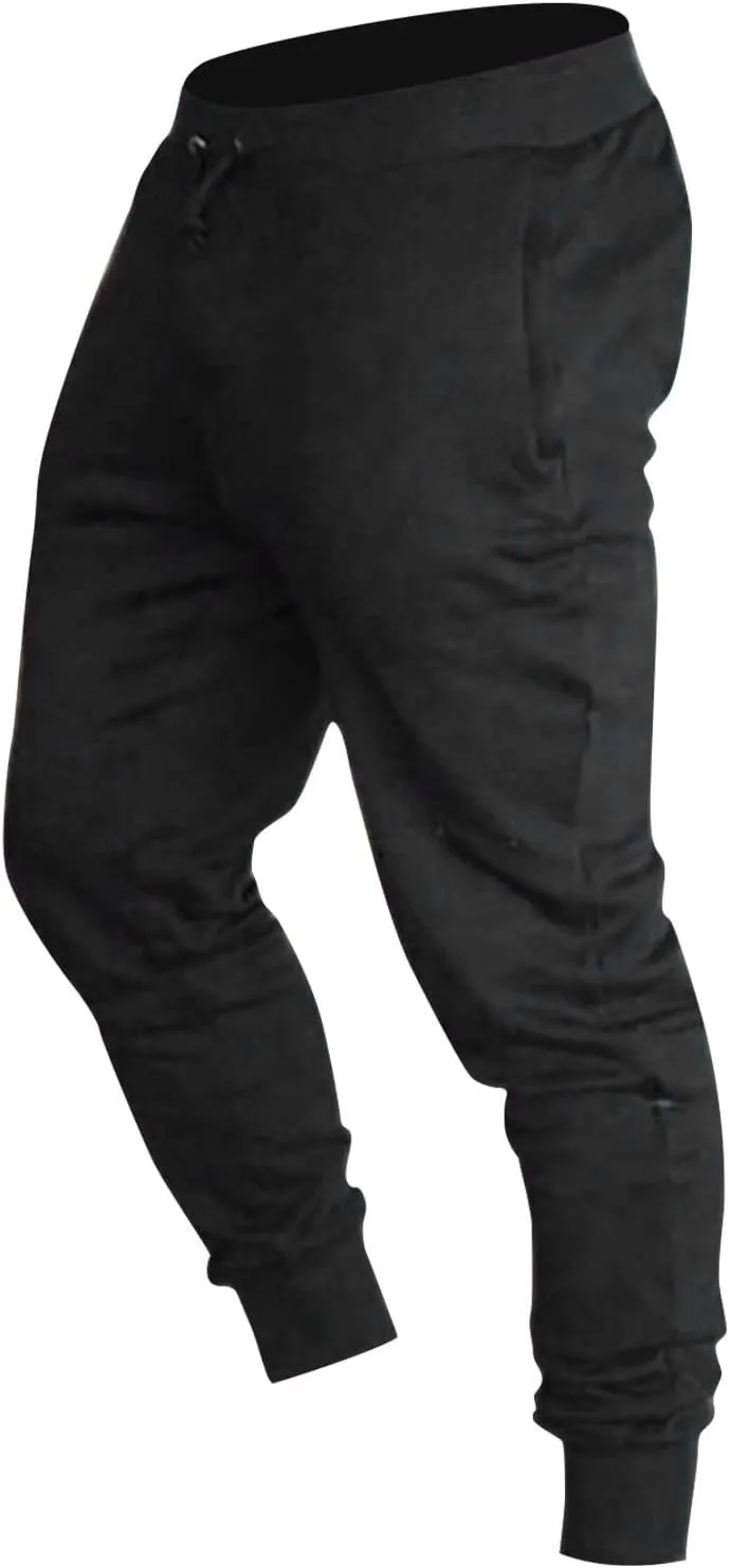 Mens Sweatpants Open Bottom Sweatpants for Men Loose Fit Men's Cotton Sweatpants Athletic Lounge Pants with Pockets 2024
