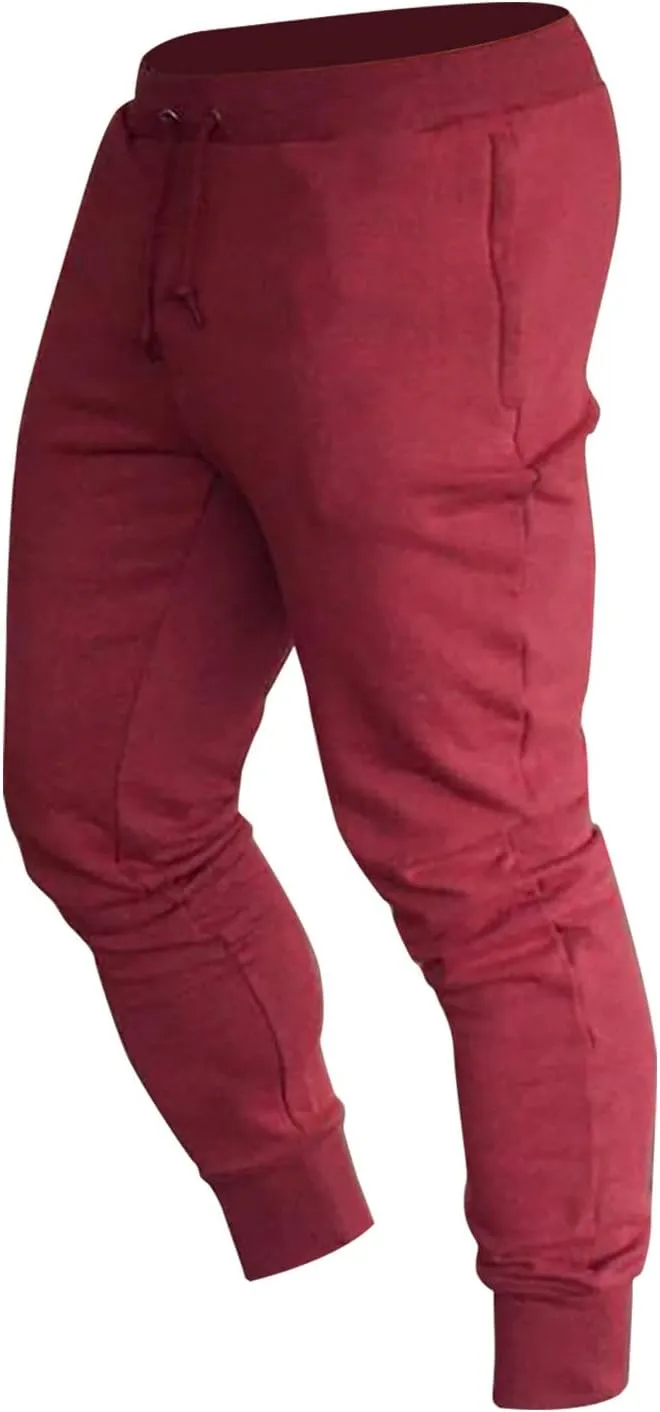 Mens Sweatpants Open Bottom Sweatpants for Men Loose Fit Men's Cotton Sweatpants Athletic Lounge Pants with Pockets 2024