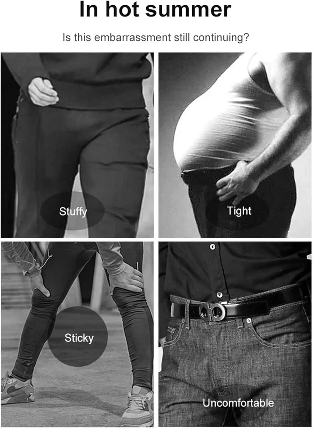 Mens Sweatpants with Zipper Pockets Unisex Stretch Quick Drying Pants Lightweight Running Hiking Pants Elastic Waist