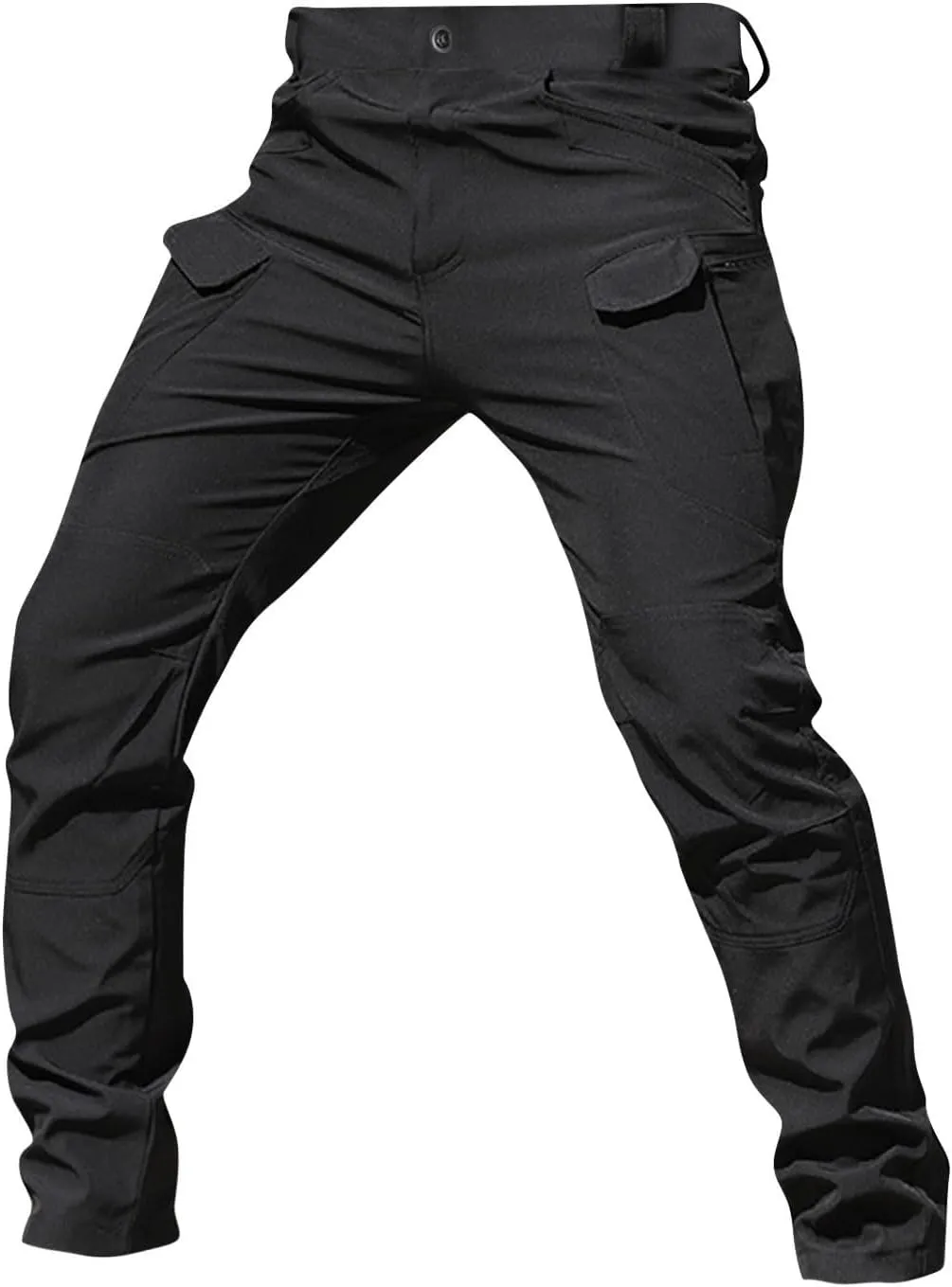 Men's Tactical Pants Cargo Hiking Pants with Multi Pockets Water Resistant Relaxed Fit Quick Dry Work Pants