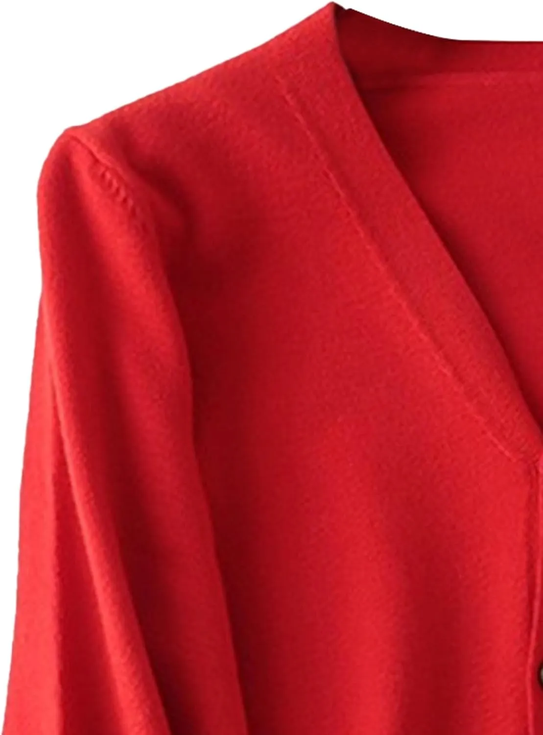 Men's V-Neck Soft Touch Cardigan Sweaters Long Sleeve Button Cozy Knit Cardigan Casual Lightweight Knitwear