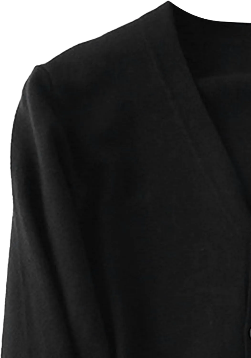 Men's V-Neck Soft Touch Cardigan Sweaters Long Sleeve Button Cozy Knit Cardigan Casual Lightweight Knitwear