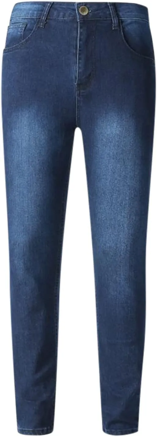 MIDOO Jeans for Men Relaxed Fit Big Tall Casual Straight Leg Jeans Trend Fashion Denim Pants Low Rise Skinny Jean Trousers