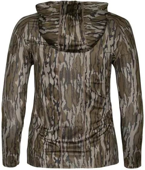 Mossy Oak Women's Camo Tibbee Flex Vented Hunting & 40  UPF Sun Protection Hoodie