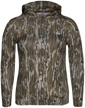 Mossy Oak Women's Camo Tibbee Flex Vented Hunting & 40  UPF Sun Protection Hoodie