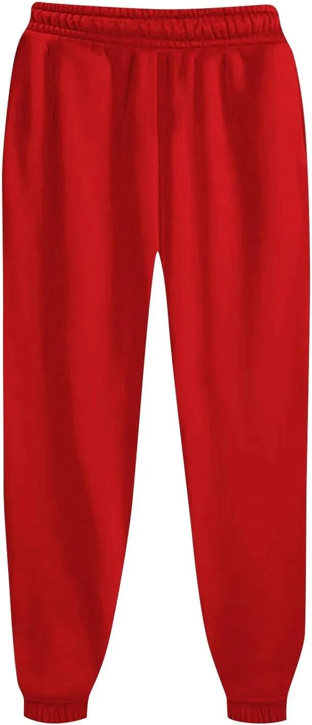 Oversized Active Sweatpants for Women Loose fit Drawstring Joggers with Pockets Lounge Pants for Yoga Workout Running