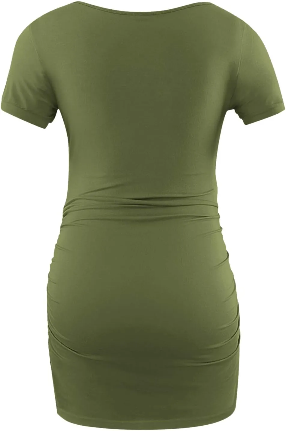 Peauty Maternity Shirts Maternity Clothes Side Ruched Maternity Tops for Women Pregnancy Shirts