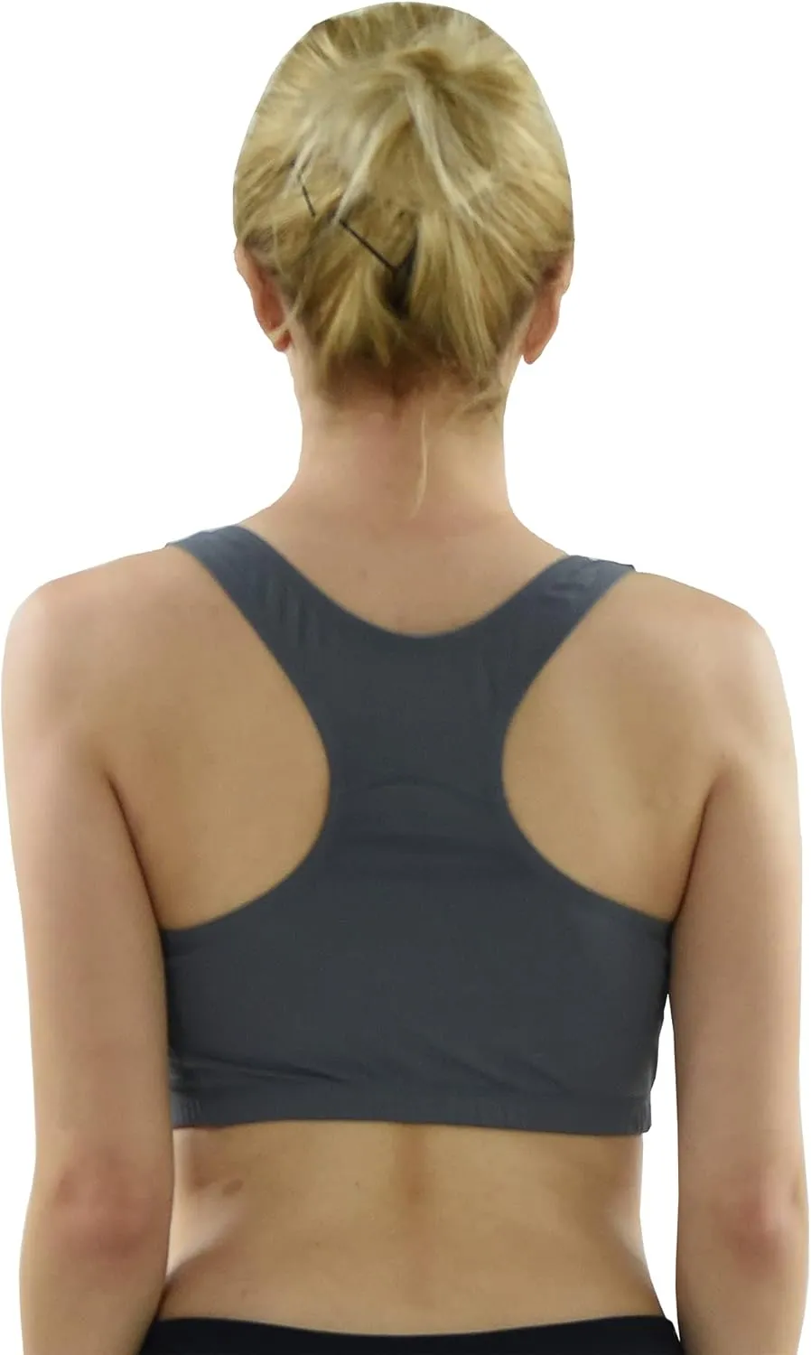 Private Island Women UPF 50  Swim Tank Bra Short Top Sports Bras Swimsuit Rash Guard (RST)