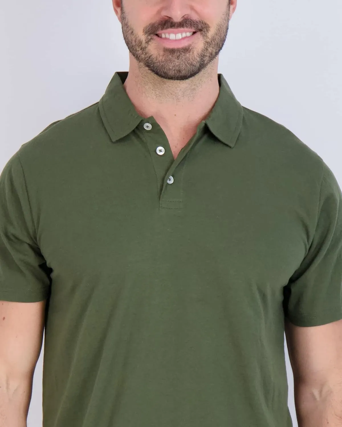 Real Essentials 3 Pack: Men's Jersey Cotton Short Sleeve Polo Shirt - Breathable Performance Polo (Available in Big & Tall)