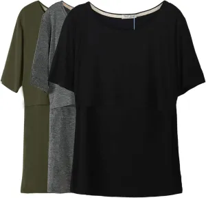 Smallshow Women's Maternity Nursing Tops Short Sleeve Breastfeeding Clothes