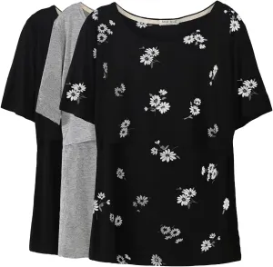 Smallshow Women's Maternity Nursing Tops Short Sleeve Breastfeeding Clothes
