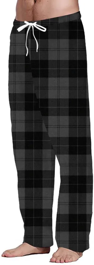 Sweatpants for Men Tapered Fashion Men's Casual Plaid Loose Sports Plaid Pajama Pants Pants Lightweight Workout