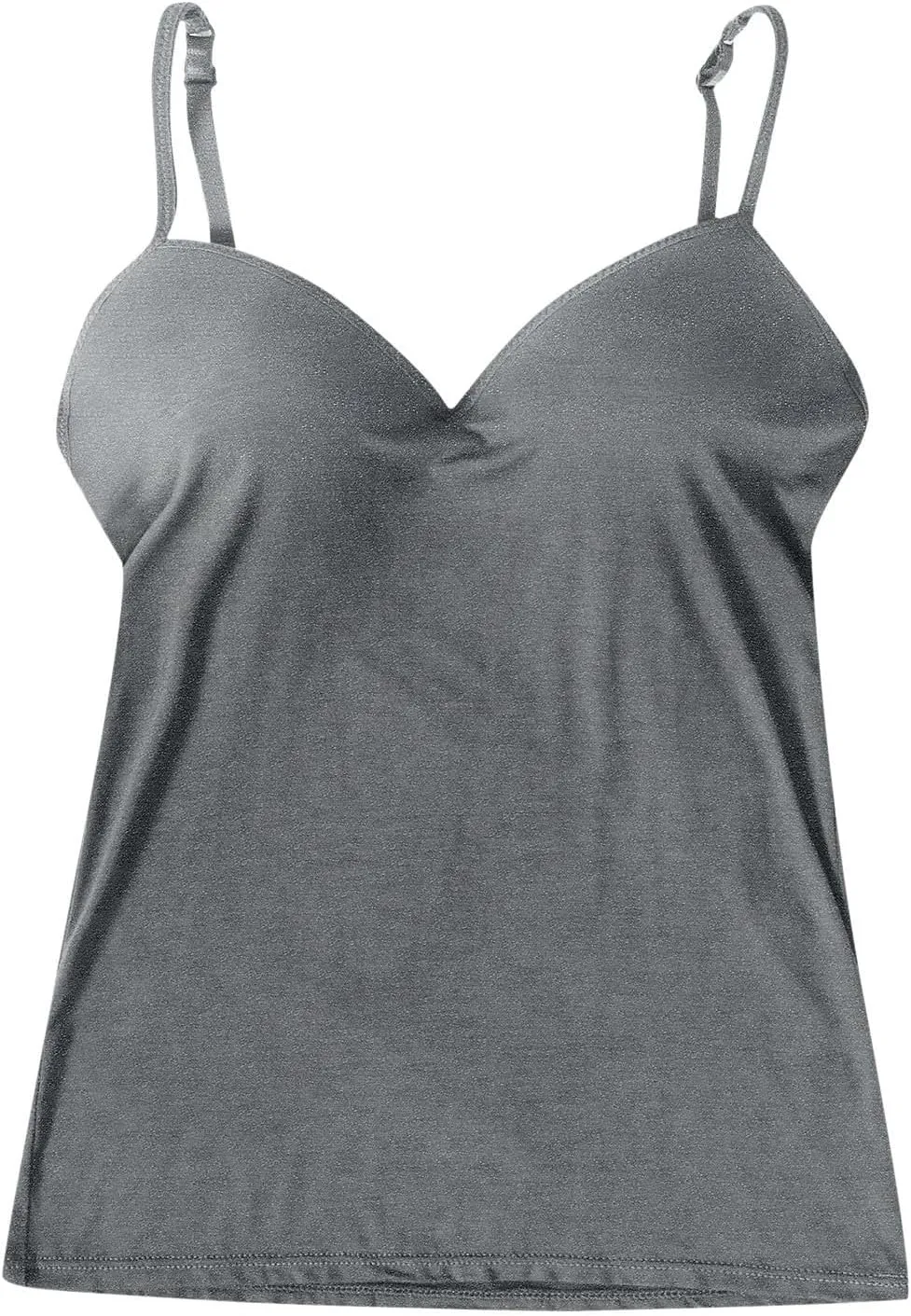 Tank Top for Women with Built in Bra 2025 Summer Slim Sexy Camisole Tops Casual Comfy Yoga Workout Padded Tank Shirts