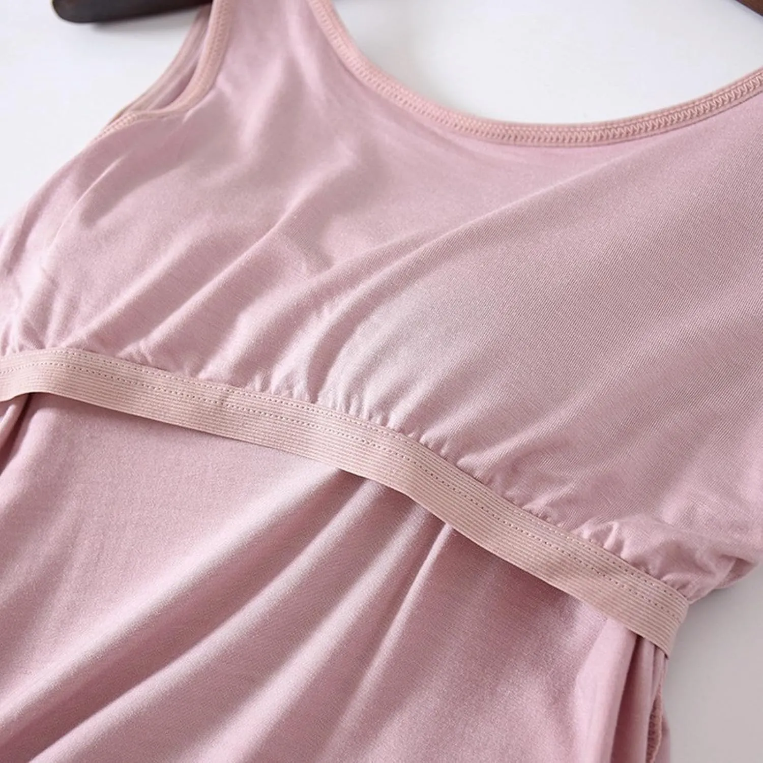 Tank Top with Built in Bra for Women Camisole Spaghetti Strap Workout Yoga Shirts Basic Padded Tank Tops 2025 Summer Clothes