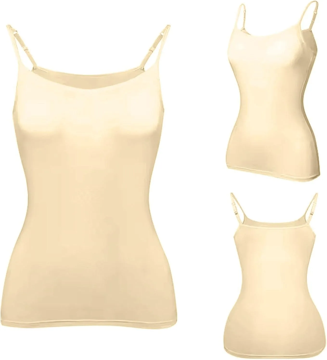 Tank Top with Built in Bra for Women Sleeveless U Neck Shapewear Yoga Slim Fit Camisole Workout Tops