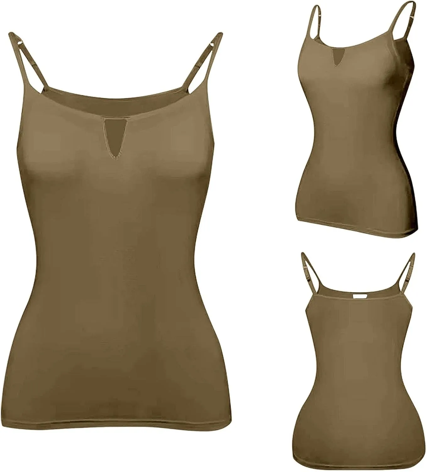 Tank Top with Built in Bra for Women Sports Cute Cami Shirts 2025 Spring Summer Beach Camisoles Bras