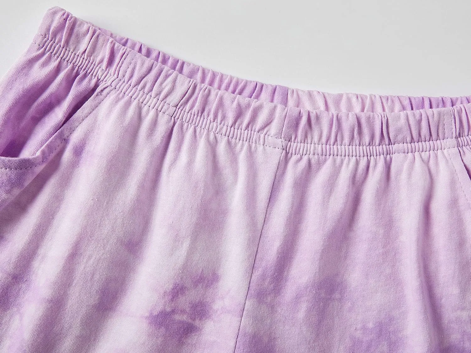 Tebbis Trendy Tie Dye Sleepover Summer Pajamas for Girls -100% Cotton Soft Dount Cat Caticorn Jammies Size 6-18