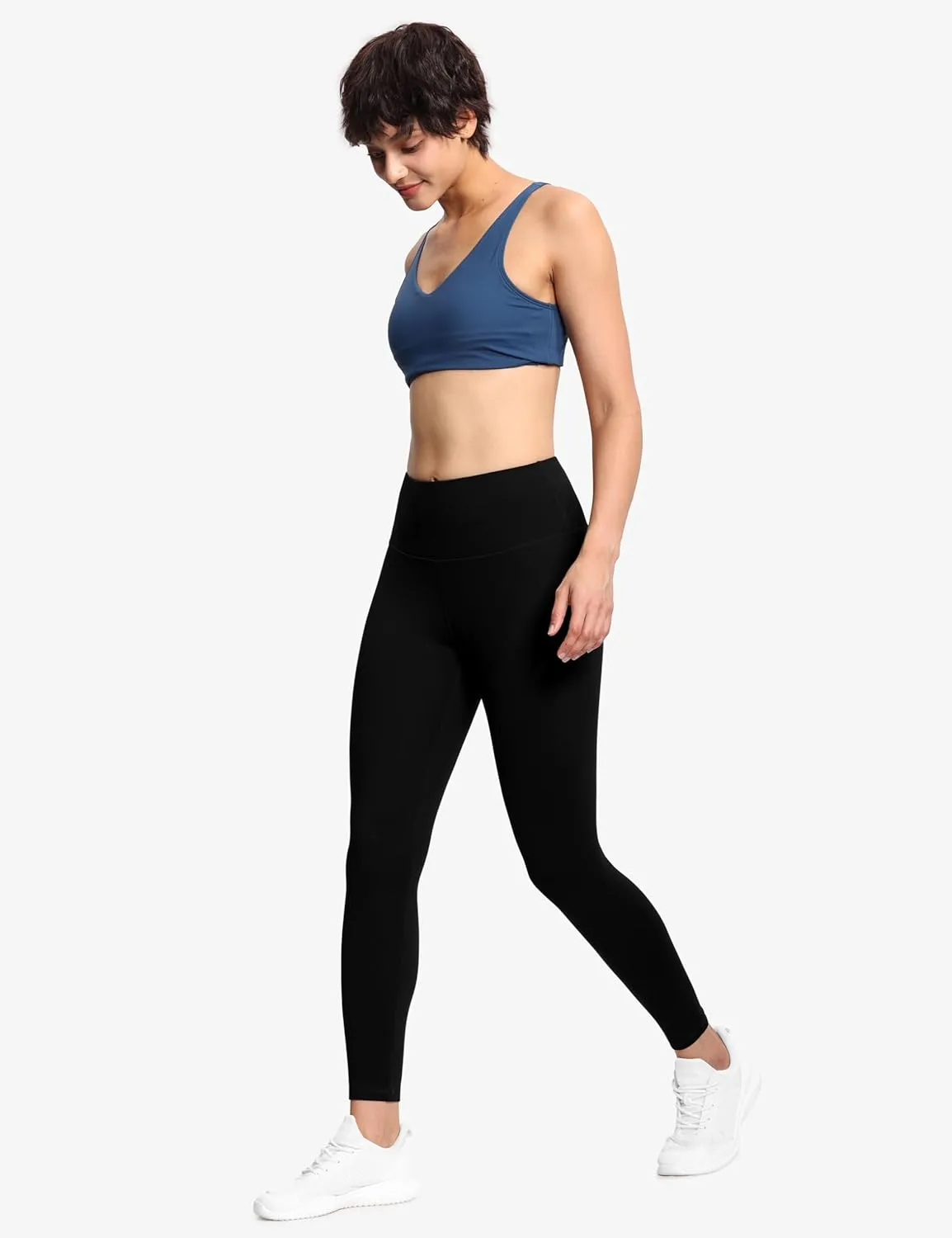 THE GYM PEOPLE Women's High Waist Workout Legging Soft Tummy Control Squat Proof Yoga Running Pants