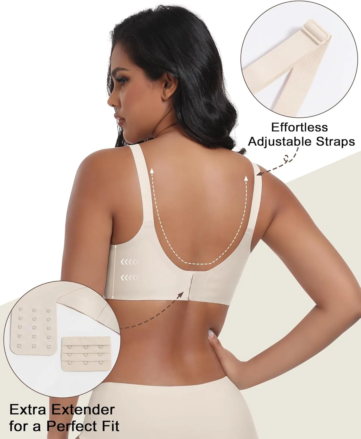 Wireless Seamless Pumping Bra Hands Free Nursing Bra Wirefree Comfort Wearable Breast Pump Brass
