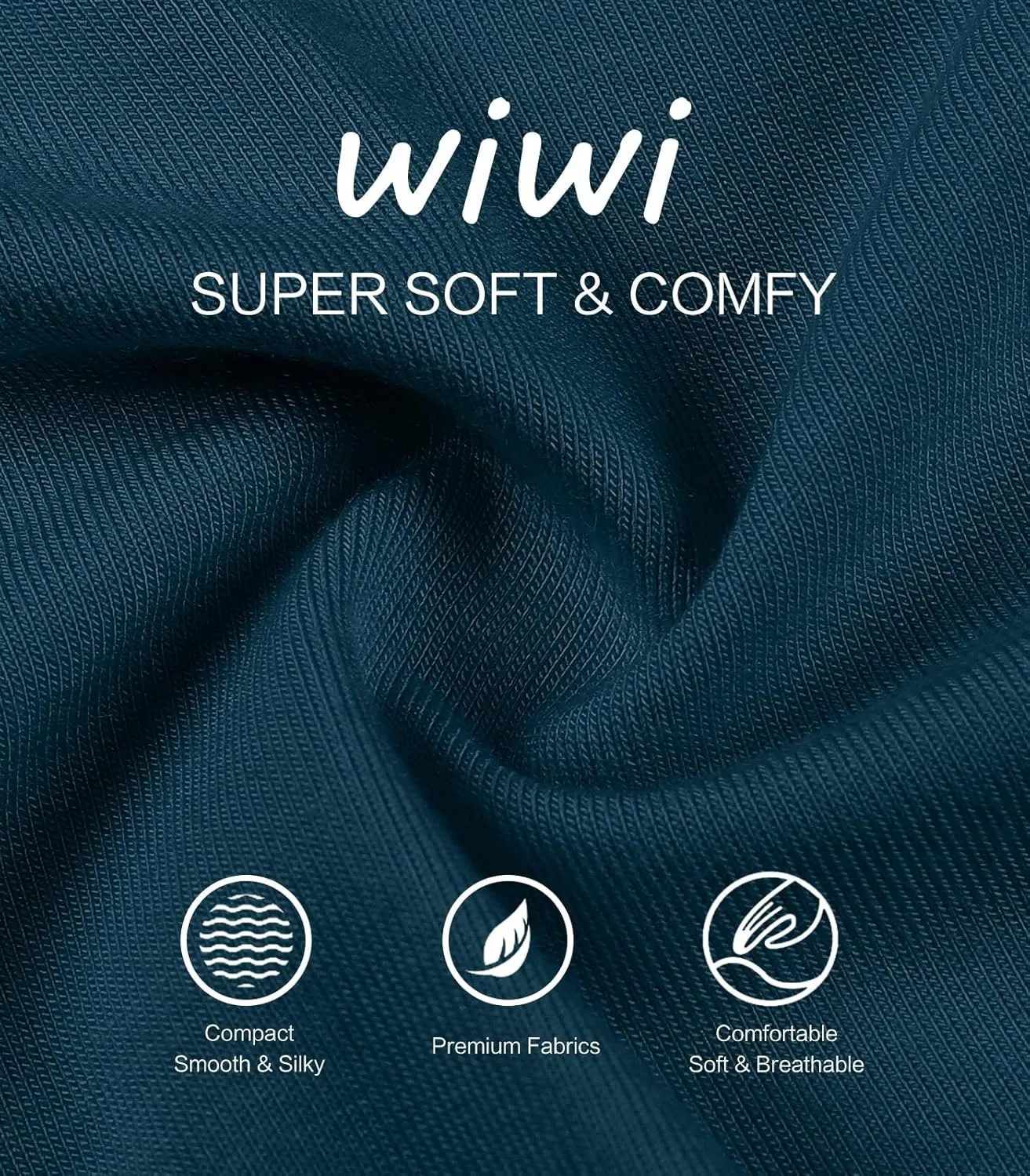 WiWi Men's Pajama Set Soft Sleepwear Button Down Pajamas Sets Classic Notch Collar Loungewear Viscose from Bamboo Pjs S-XXL