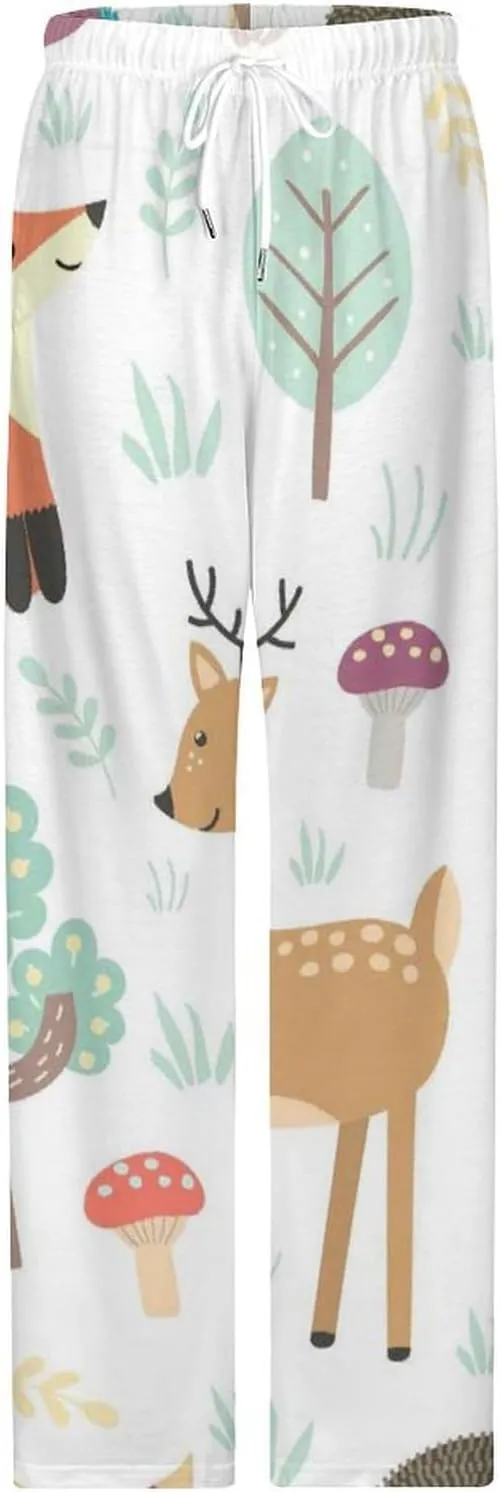 Women Pajama Pants Trouser Lounge Pants Sleepwear with Pockets (S-5XL)