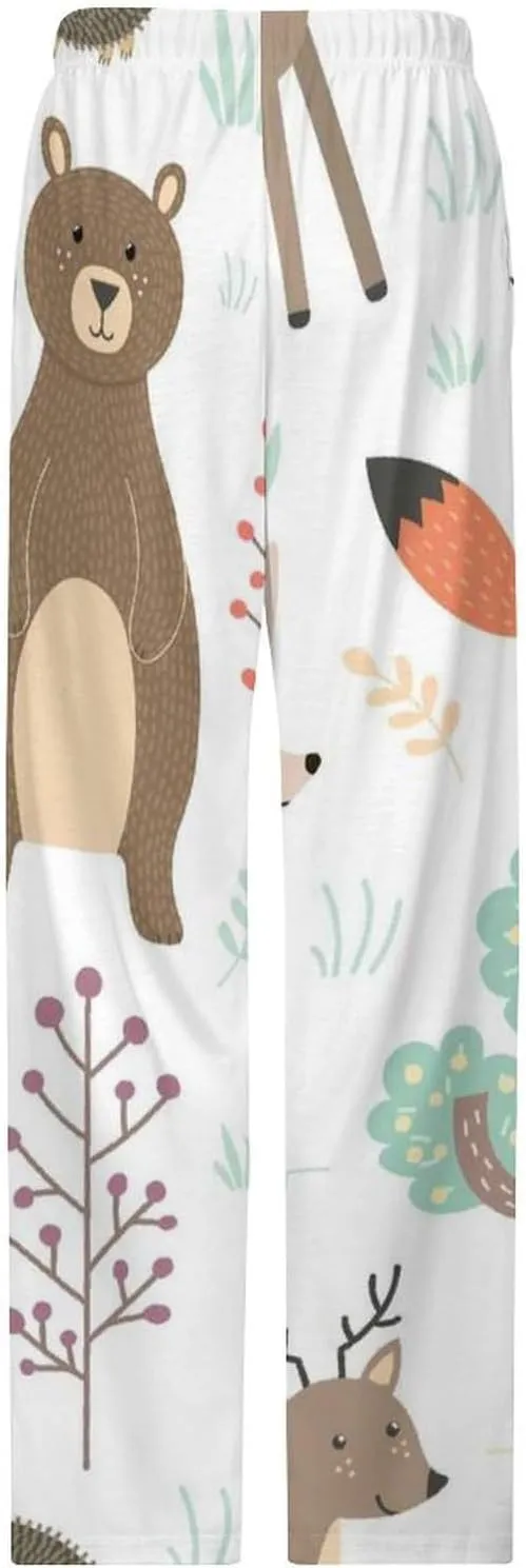 Women Pajama Pants Trouser Lounge Pants Sleepwear with Pockets (S-5XL)
